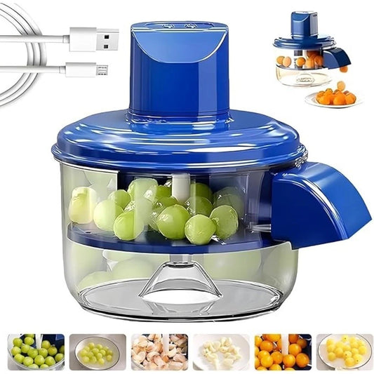 Pelador Eléctrico De Frutas Azul