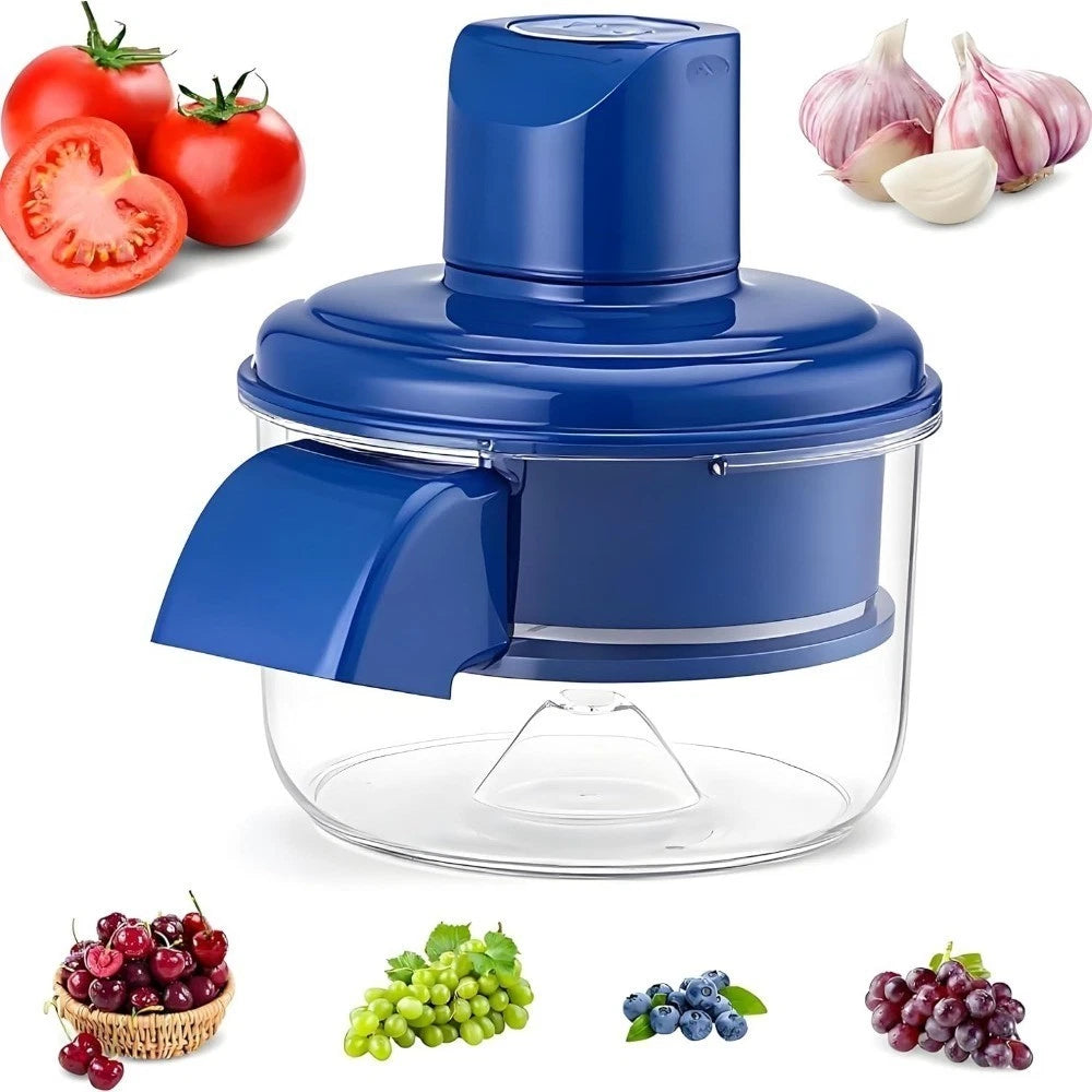 Pelador Eléctrico De Frutas Azul