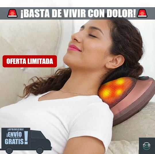 Masajeador Almohada De Doble Hélice