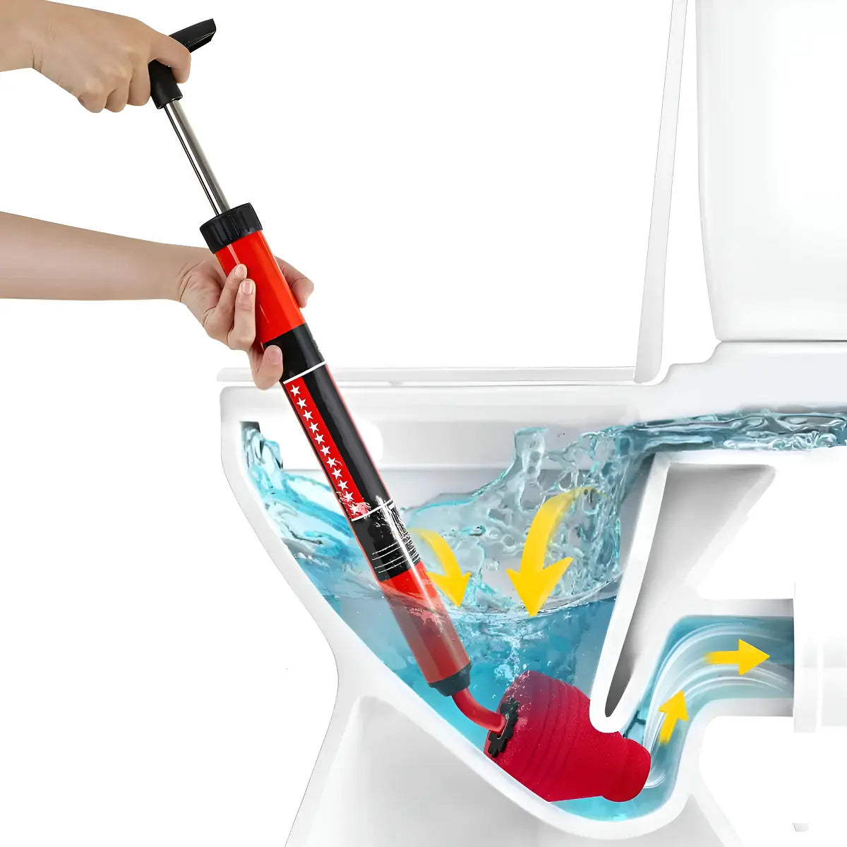 Sopapo Destapador Wc Inodoro Presión Red