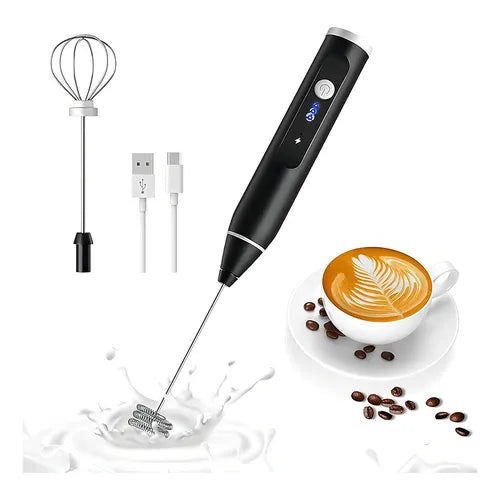 Mini Batidor Revolvedor De Cafe Recargab