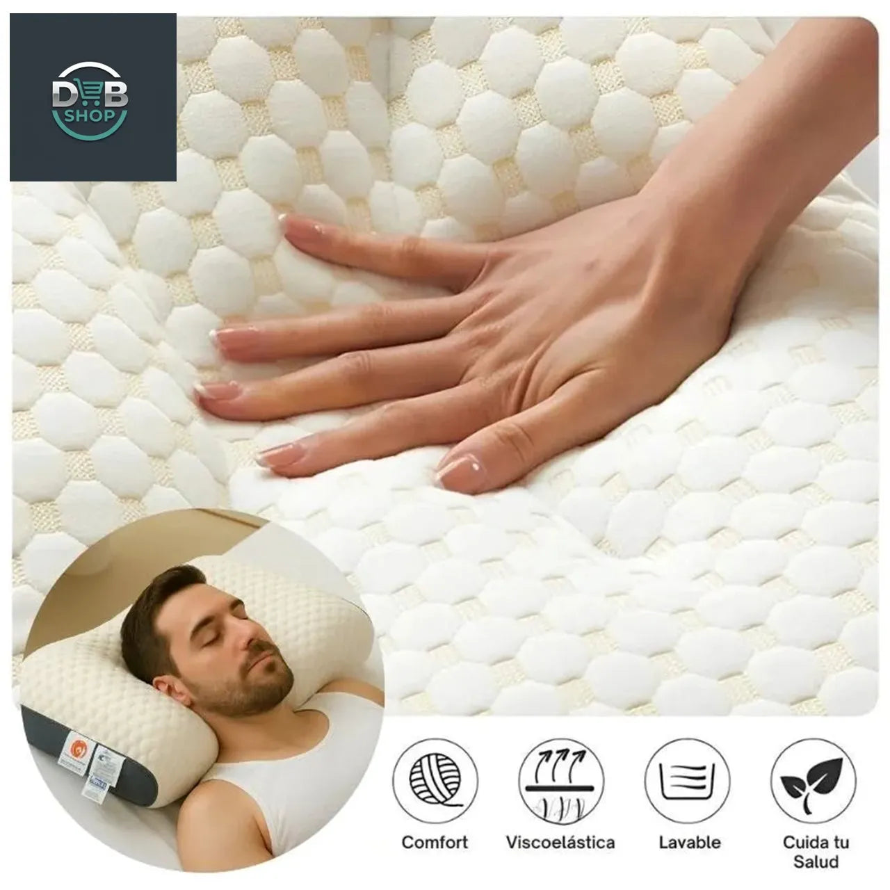 Almohada Cervical Ergonomica